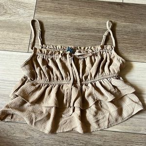 Crop top from target, beige